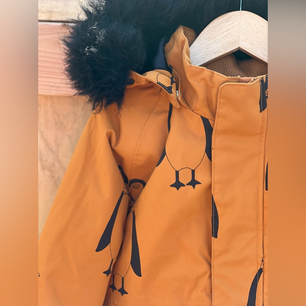 Mini Rodini Brown K2 Penguin Parka For kids All Genders - Picture 3 of 16